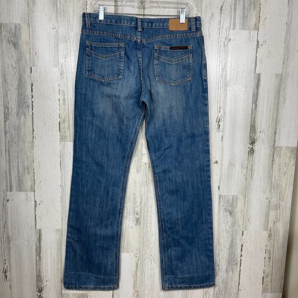 Volcom Stone vintage denim jeans 100% cotton straight leg size 7 skater grunge - Picture 8 of 12